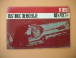  - Renault R1190 instructieboekje