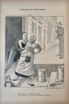Braakensiek, Johan (1858-1940) - [Original lithograph/lithografie by Johan Braakensiek] De annexatie van Nieuw-Amstel, 13 October 1895, 1 pp.