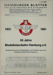  - 50 Jahre Modelleisenbahn Hamburg e.V. 1931-1981