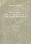 Krug, Leopold. - Betrachtungen über den Nationalreichtum des Preussischen Staates und über den Wohlstand seiner Bewohner.