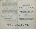 Voetius (Voetii), Gijsbertus(Gisberti) - Catechisatie over den Catechismus der Remonstranten, Tot naerder openinghe ende oeffeninghe voor hare Catechumenen, als oock alle andere liefhebbers der waerheydt inghestelt. Hier by zijn gevoeght eenighe disputatien ter selver materie dienende.