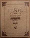 THIJSSE, JAC. P. ; VERKADE-ALBUM. - Lente. HERDRUK