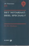 Reinhartz, B.E. - Het notariaat: heel speciaal?! - Rede 2003