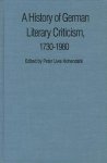 Hohendahl, Peter Uwe. - A History of German literary criticism, 1730-1980.