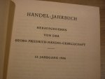 Händel; Georg Friedrich (1685–1759) - Jahrbuch 12. Jahrgang 1966; herausgegeben von der Georg Friedrich Handel-Gesellschaft