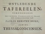 Hieronymus van Alphen - Paulus eerste brief aan de gemeente te Thessalonica