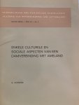 HOFSTRA, S., - Enkele culturele en sociale aspecten van een damverbinding met Ameland.