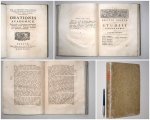 TURRETTINI [TURRETIN], JEAN ALPHONSE, - Orationes academicae. Quibus multa, ad scientiarum incrementum, Christianae veritatis illustrationem, pietatis commendationem, pacémque Christianorum, pertinentia continentur.