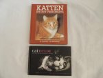 Montaquila, Christine Fotografie Kim Levin. /// Doornbos-van Miltenburg, M - Cattitude - de kittige gids om je geweldig te voelen - met ingelegde Hals ketting front cover zie foto  //// KATTEN en hun verzorging, voeding en huisvesting