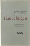 Koninklijke Zuidnederlandse Maatschappij voor Taal- en Letterkunde en Geschiedenis - Handelingen XXX 1976 met diverse bijdragen, o.a. Middeleeuwse revoluties (Baerten), Laatste dagboek van Frederik van Eeden (Galle), Iconografie van Lanseloet van Denemerken (Goossens), Pieter Geyl en het Vlaams-Nationalisme 1920-1940, Van A