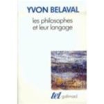 Yvon Belaval 142751 - Les philosophes et leur langage
