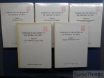 Chin Hsiao-yi (foreword.) - Symposium on the history of the Republic of China. Vol.I: Revolution of 1911. Vol. II: Early period of the Republic . Vol.III: Northern Expedition & period of political tutelage. Vol.IV: War of resistance against Japan. Vol. V: National recons...