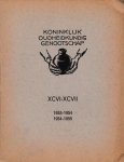 Koninklijk Oudheidkundig genootschap - Jaarverslagen 1953-1955