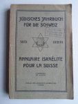  - Jüdisches Jahrbuch für die Schweiz, 1918/19