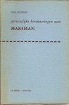 Houwink, Roel - Persoonlijke herinneringen aan Marsman