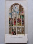 - Litho van een gebrandschilderd raam - Litho van een gebrandschilderd raam