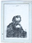 - Etching/ets: Seated bearded man (Zittende man met baard).