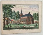 Rademaker, Abraham & Petrus Schenk - - De Kerk tot Slooten met haar Cierlijk beplant Kerkhof