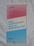 Stoett, F. A. - Klein spreekwoordenboek der Nederlandse taal