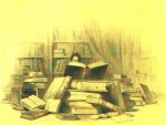  - ansichtkaart ALEXANDER VERHUELL -  BOEKENWURM