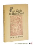Pauphilet, Albert. - La queste du Saint Graal. Translatee des manuscrits du XIIIe siecle.