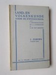 BRUMMELKAMP, J. (a.o.), - Land- en volkenkunde voor de kweekschool. Deel I Europa.