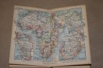  - Justus Perthes Taschenatlas der ganzen Welt   -  45 Karten in Kupferstich