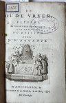 Doornik, Jan Gerard (vert.); Pierre Ulric Dubuisson - Theatre play 1791 | De oude vryer, blyspel. Vertaald uit het Frans. Amsterdam, Jan Helders en Abraham Mars, 1791.