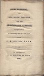 Palm, J.H. van der - Redevoering, ter feestvierende herinnering van den akademischen leeftijd uitgesproken in `s-Gravenhage den 23sten Julij 1828