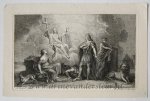 Bernard Picart (1673-1733), after Antoine Coypel (1661-1722) - [Antique print, etching and engraving] Allegorical composition, published 1709, 1 p.