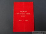 N/A. - Brochure uitgegeven bij het 35-jarig jubileum des socialistische harmonie 'Vermaak na Arbeid' Diest. 1923 - 1958.