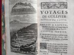 Swift, Jonathan??? - Voyages de Gulliver. (1727 2e druk boek 2 met deel 3 en 4)
