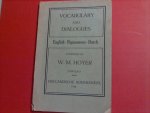 Hoyer W.M. compiled by - Vocabulary and Dialogues English - Papiamento - Dutch