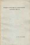 Lubbe, W.J.G. - Incerti panegyricus Constantino Augusto dictus. Tekstuitgawe met inleiding en vertaling (in het afrikaans)
