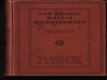 Ronkel, van / ALN Kramer - Van Ronkel Maleis Woordenboek - Maleis-Nederlands/Nederlands-Maleis Supplement woordenlijst