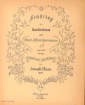Haas, Joseph: - Frühling. Ein Liederkreis von Emil Alfred Herrmann componiert für eine Singstimme und Klavier. Op. 59