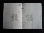 Programmaboekje - Het Ei, Nederlandse Comedie met om. Guus Oster, Dick Swidde, Wim Poncia etc, Regie Fons Rademakers, Koninklijke Schouwburg ’s-Gravenhage