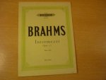 Brahms; Johannes (1833 – 1897) - Intermezzi; opus 117 - piano solo (edited by Emil Sauer)