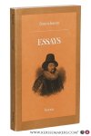 Bacon, Francis. - Essays. [ Boom Klassiek 13 ].