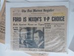 Redactie - Des Moines - Ford is Nixon V-P Choice !13 okt 1973