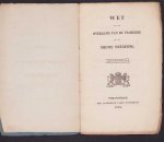 n.n - Wet op den overgang van de vroegere tot de nieuwe wetgeving