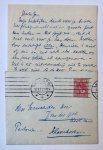 WESTEROUWEN VAN METEREN - [Manuscripts 1912] Drie brieven van H.B.F. Westerouen van Meeteren aan zijn vriend Joh. van der Spek, 1911-1912, manuscript. Adres: Spaarne 61 te Haarlem