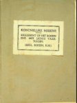 Koninklijke Marine - Reglement op het roeien enz., met licht vaartuigen Regl. roeien K.M.