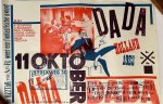[Dada poster VCL] - Dada Holland 1923 | Colour offset poster, 41 x 60,3 cm, design by Ton Martens, announcement for a Dada night, in good condition.