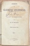 Hecker, W. - Schoolbook, 1862, Education | Schets der Algemeene Geschiedenis. Leer- en Leesboek door Dr. W. Hecker. Vierde herziene druk. Te Groningen, bij P. van Zweeden, 1862,  111 pp.