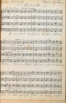 Menge, G.: - [Kopistenabschrift 8 vierstimmige Lieder für Sopran, Alt, Tenor und Bass]