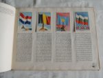 L. Hopmans - Vlaggen van alle landen, plaatjesalbum compleet 117 afbeeldingen