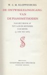 KLOPPENBURG, W.C.M. - De ontwikkelingsgang van de pianomethoden