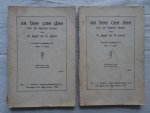 Jager, A. & A. Janse. - Aa bee cee dee om te leeren lezen. Zevende en achtste leesboekje B.