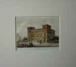 Witkamp, P.H.  Hekking, W. - Kadijksplein. Zeemanshuis. Originele kleurenlitho.
